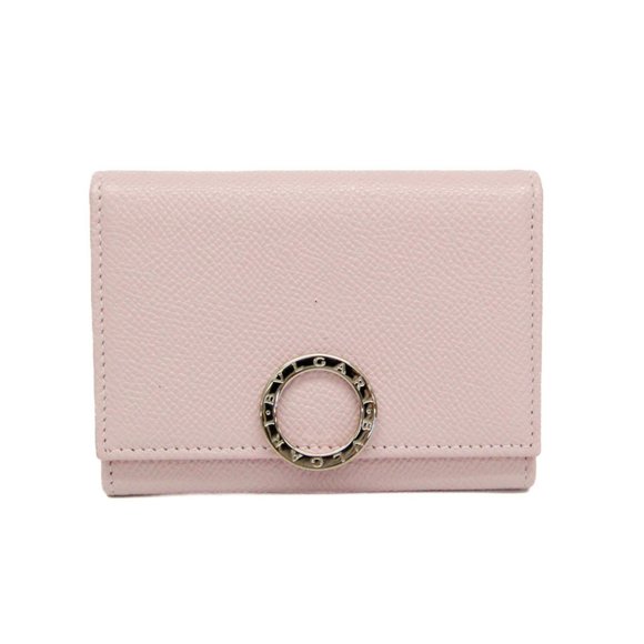 Bvlgari Bvlgari Bvlgari 30421 Leather Card Case Light Pink